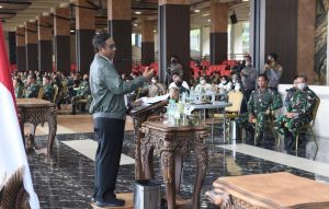 Kasad Pimpin Apel Danrem Dandim Terpusat Tahun 2021