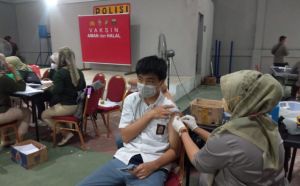 Kejar Target Vaksinasi, 5.000 Dosis Vaksin Siap Disuntik ke Pelajar di Tanjabbar