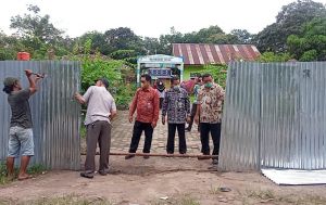 Pagar Seng Di SDN 135 Kota Jambi Akhirnya Dibuka