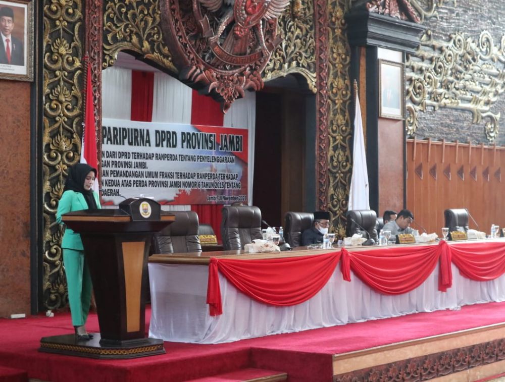 Eka Marlina saat memberikan penjelasan