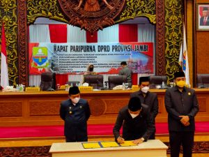 Tok, Dewan Sepakati APBD Murni TA 2022 Provinsi Jambi Sebesar Rp4,795 Triliun