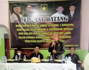 Dihadiri Waketum DPP,  Partai Ummat Gelar Konsolidasi Siapkan Partai Hadapi Verifikasi di KPU