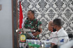 Danrem 042/Gapu Terima Kunjungan Tim Kemenko Polhukam RI