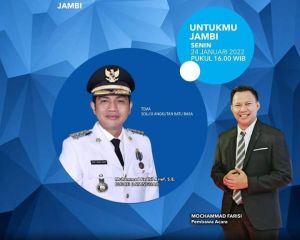 Bupati Batang Hari Jadi Narasumber Dialog TV
