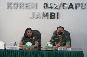 Jelang Sertijab  Jabatan Danrem, Tim Verifikasi Itdam II/Swj Kunjungi Korem 042/Gapu