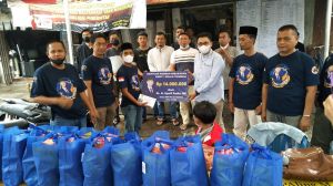 Ketua DPW Nasdem Syarif Fasha Berikan Bantuan  Rp14 Juta dan Sembako ke Korban Kebakaran di Tungkal