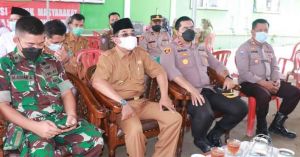 Bupati Ikuti Rapat Percepatan Vaksinasi dengan Kapolri