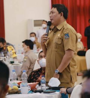 Hadiri Rakor Penanganan Covid-19, Wabup Hairan Sampaikan Isu Strategis