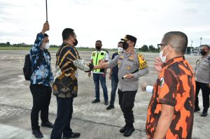 Kapolda Jambi Sambut Kedatangan Ketua MPR