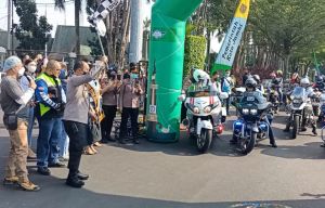 Ribuan Personel Dikerahkan, Kapolda Jambi Resmi Lepas Peserta Touring Anniversary IMBI ke-35 Tahun