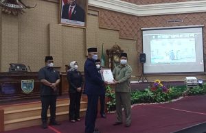 DPRD Kota Jambi Laksanakan Paripurna, Penyampaian LKPJ Walikota Jambi Tahun 2021