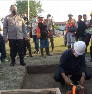 Wali Kota Jambi Hadiri Peletakan batu Pertama Mapolresta jambi
