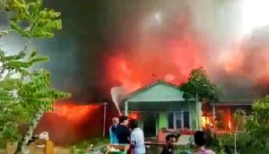 Sijago Merah Ngamuk di Pemukiman Warga Tungkal Harapan, Belasan Rumah Ludes Terbakar