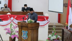 Wabup Hairan Hadiri Rapat Paripurna Ketiga DPRD Tanjab Barat