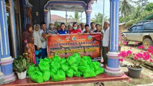 SKK Migas dan KKKS Seleraya Merangin Dua Bagi Sembako Bagi Masyarakat Dua Desa 