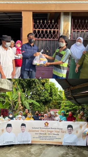Di Momen Nuzul Quran 17 Ramadhan 1443 H, Ihsan Maulana Putra, Berikan Paket Sembako