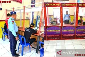 Lapas Narkotika Sabak Beri Layanan Virtual Lebaran untuk Napi
