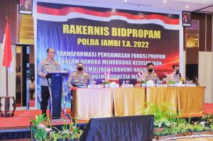 Kapolda Jambi Buka Rakernis Bid Propam