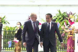 Presiden RI Sambut Kunjungan PM Australia di Istana Kepresidenan Bogor