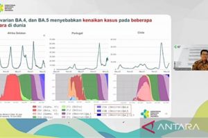 Kemenkes: Subvarian BA.4 dan BA.5 Penyebab Kasus Naik Beberapa Negara