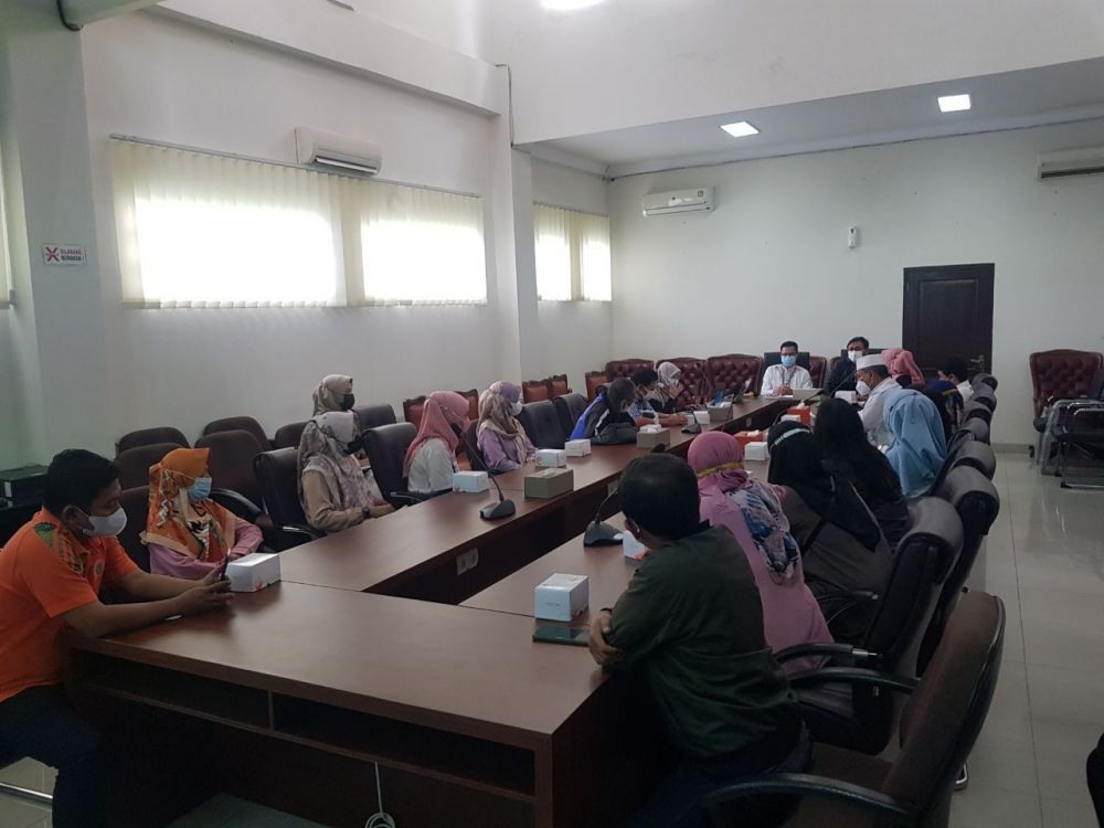BPJS Kesehatan Cabang Jambi Rapat Bersama Dengan Perhimpunan Orang Tua Penyandang Thalasemia Indonesia (Thalasemia) Provinsi Jambi, Jum'at (17/6/2022).