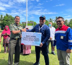 Kolaborasi Pertamina Patra Niaga Regional Sumbagsel dan TNI, Gelar Baksos untuk Masyarakat Jambi