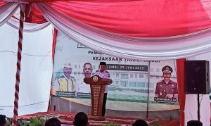 Peletakan Batu Pertama Rusunawa Kejati, Haris : Tidak Hanya untuk ASN Kejati Saja