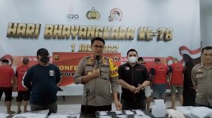 HUT Bhayangkara ke 76, Polres Merangin Berhasil Amankan 12 Pengedar Narkoba