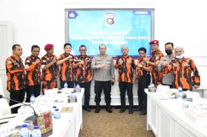 Pemuda Pancasila Audiensi ke Kapolda Jambi, Sampaikan Keresahan Soal Angkutan Batubara 