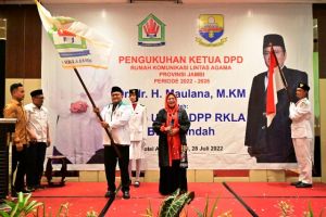 Maulana Dikukuhkan Sebagai Ketua DPD RKLA