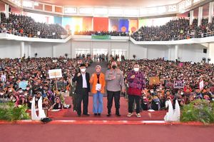 Kapolda Jambi Kepada Mahasiswa Baru UNJA : Jaga Kesatuan dan Persatuan 