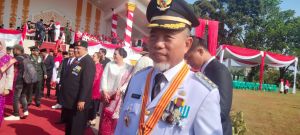 Bupati Merangin Mashuri Jadi Inspektur Upacara