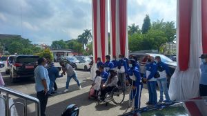Tolak Diskriminasi, Para Atlet Disabilitas Datangi Kantor DPRD Provinsi Jambi  