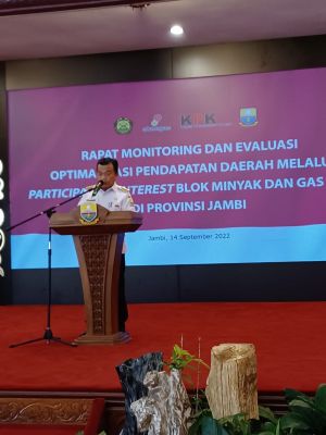 Monev di Jambi, KPK Dorong BUMD dan Perusahaan Migas Kontribusi Terhadap PAD