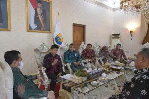 Paparkan Rencana Aksi, Komisioner Komisi Informasi Sowan ke Gubernur Al Haris