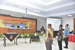 Polda Jambi Tandatangani Pakta Integritas Penerimaan Tamtama Gelombang I TA 2023