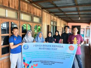 Tim PPM Unja Latih UMKM di Olak Kemang Manfaatkan Digital Marketing Lewat Medsos