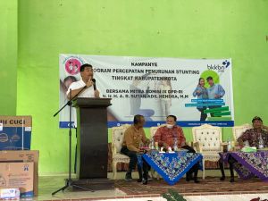 Reses Turun Ke Desa, SAH Perkuat penangganan Stunting