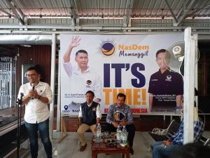 Launching Nasdem Memanggil di Tanjabbar,  Alkes  Ajak Kader Saling Support