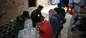 Satgas TMMD Ajari Anak Desa Kembang Seri Baru Mengaji, Ini Potretnya