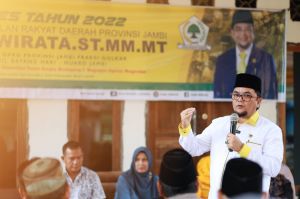 Tiba di Jambi Tulo, Ivan Wirata Ditanya Maju di Pilbub 2024 : InsyaAllah 