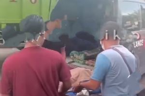 Viral : Ambulance Bawa Jenazah di Tengah Kemacetan Angkutan Batubara, Ini Penjelasan Polda Jambi