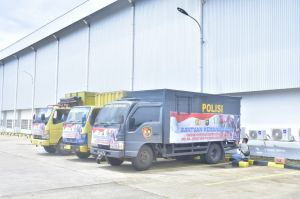 Polda Jambi Kirim Bantuan Kemanusiaan ke Cianjur
