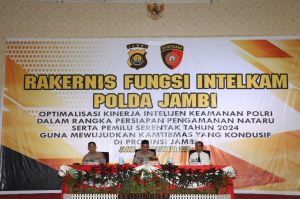 Kapolda Jambi Buka Rakernis Intelkam 