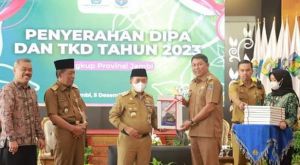Wabup Tanjab Barat Hadiri Penyerahan DIPA dan TKD Tahun 2023
