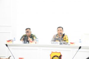 Polda Jambi Gelar Rapat Lintas Sektoral Persiapan Pengamanan Nataru 2023