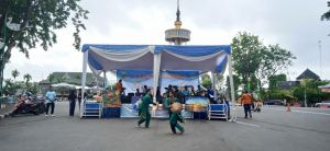 One Day With Disabilitas, Dinsosdukcapil Provinsi Jambi Gelar Berbagai Kegiatan di Tugu Keris