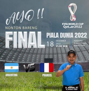 PJ Bupati Tebo Aspan Ajak Warga Nobar Final Piala Dunia