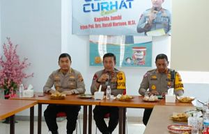 Kapolda Jambi Buka Ruang Komunikasi Masyarakat ke Polisi, Lewat Program Jum'at Curhat 