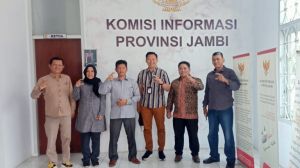 KI Provinsi Jambi Terima Kunjungan Korpus Unja Bahas Pengelolaan Informasi Publik